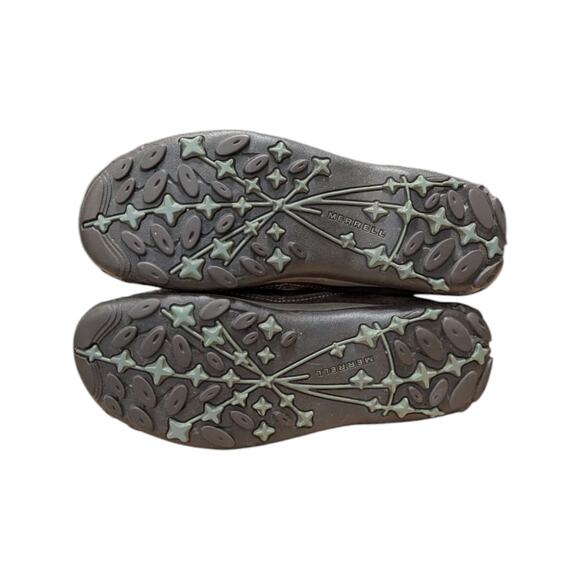 Merrell Yarra Chestnut Suede Boots Shearling Winter Brown Womens 9.5 Gorpcore - Picture 5 of 7